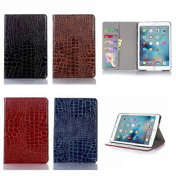 Wallet Case compatible with iPad Mini 5 (2019) - 5 Colors, Crocodile Pattern Red
