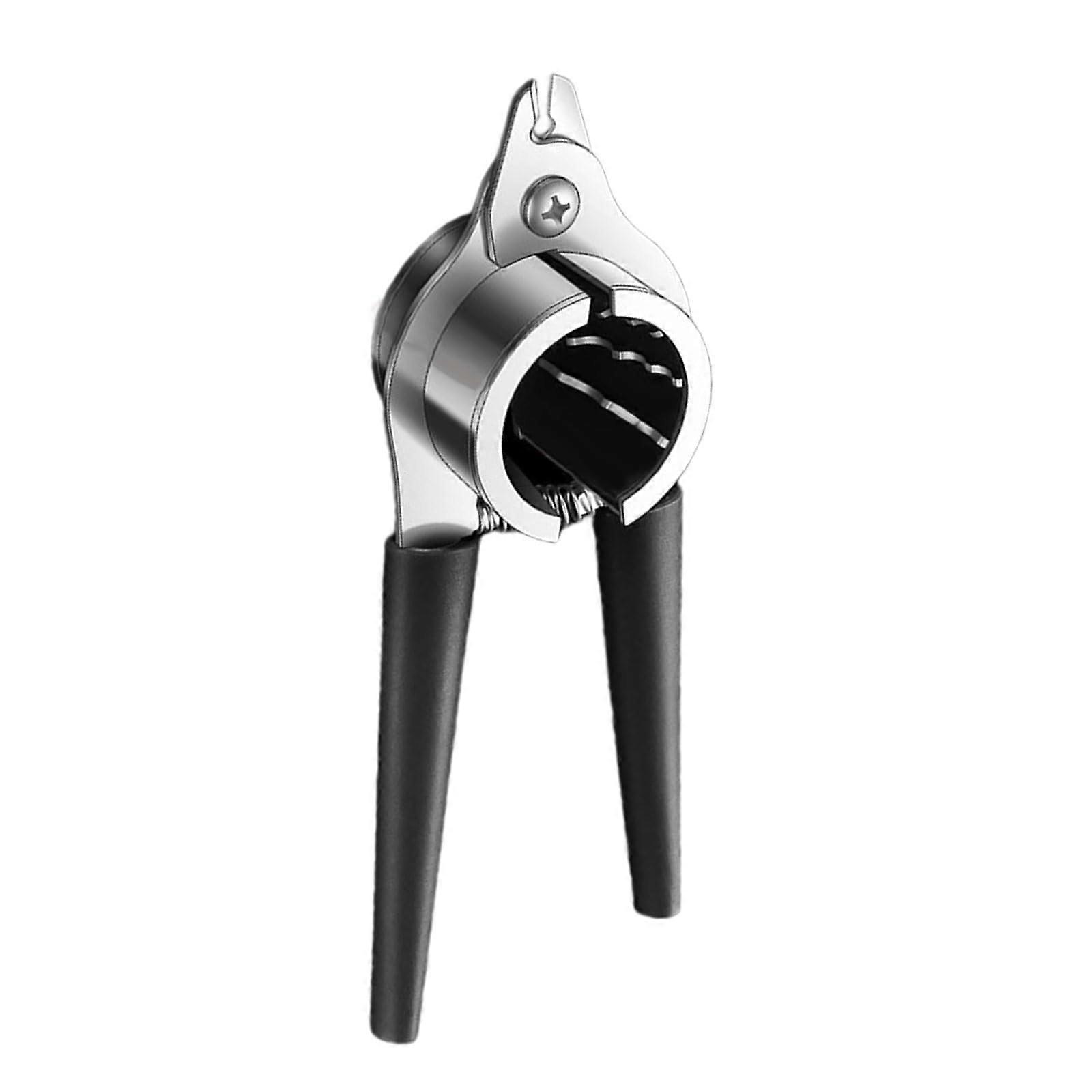 Professional Metal Nutcracker Tool for Walnuts Pecans Hazelnuts with Ergonomic Grip and Piercing Needle