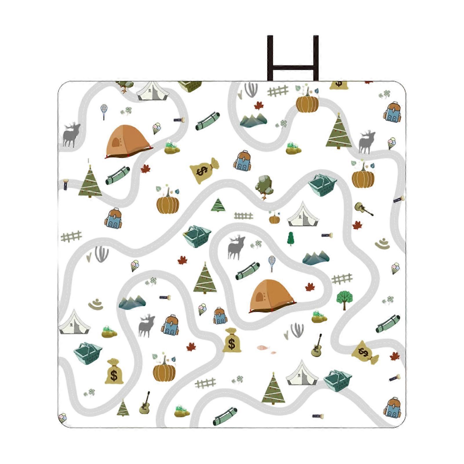 Waterproof Camping Pad for Hiking Trip Tear Resistance Enhances Comfortable Support Multicolor