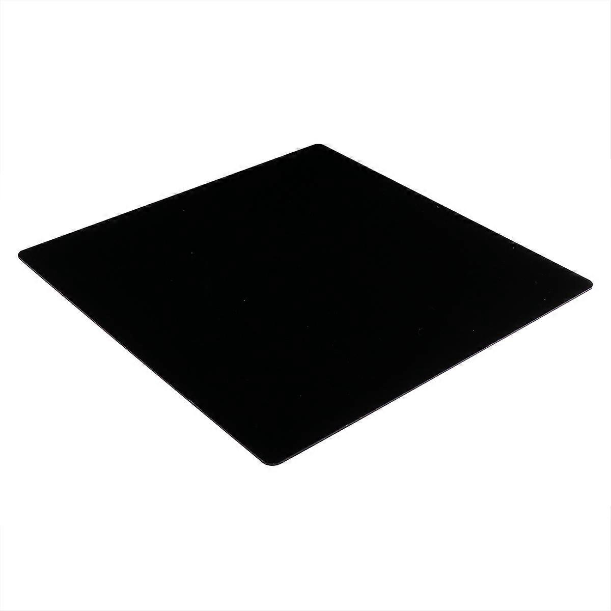 Acrylic Photography Board for Display with Reflective Function Black