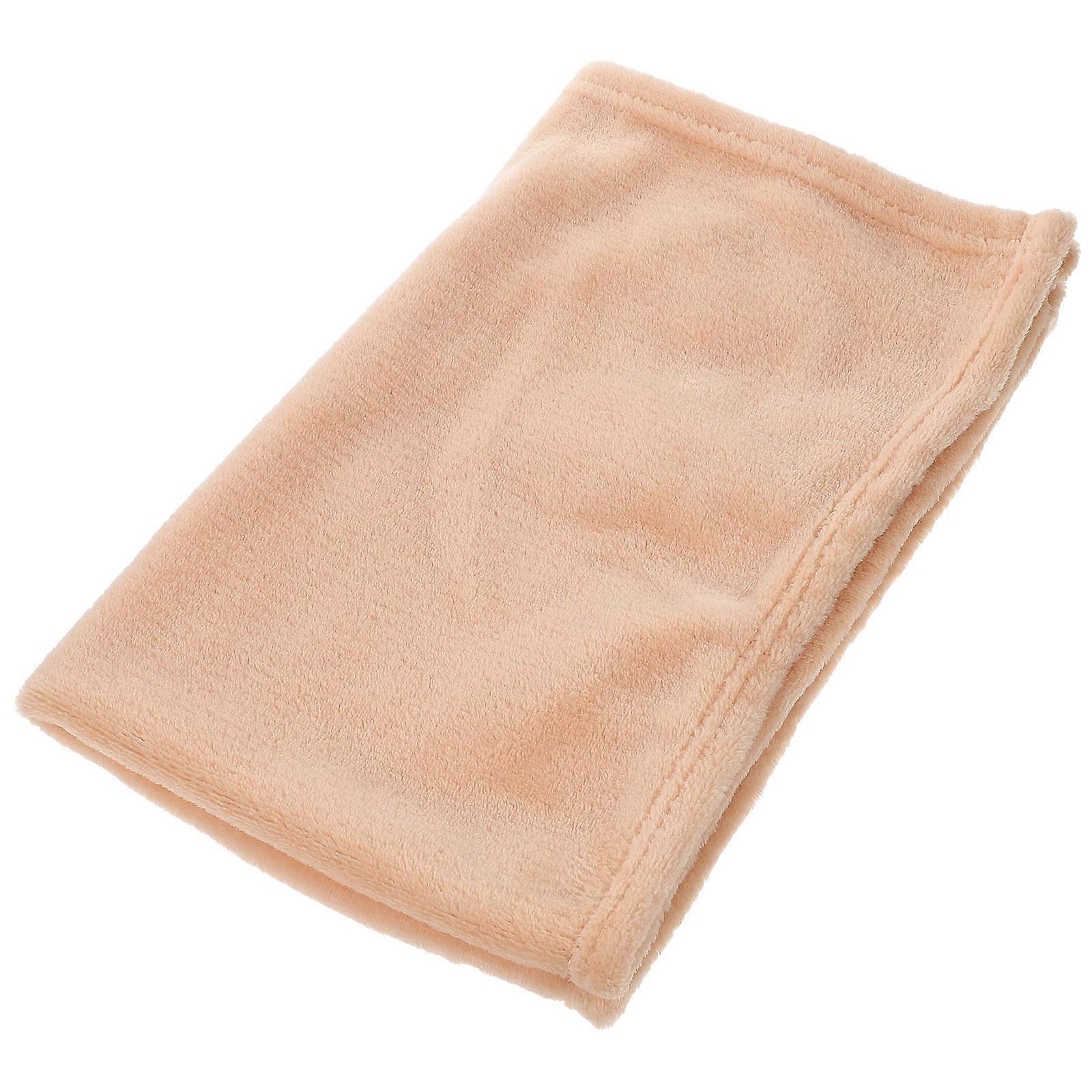 Flannel Fleece Blanket Pet Blanket Camel Rectangular 50x70cm 1Pcs