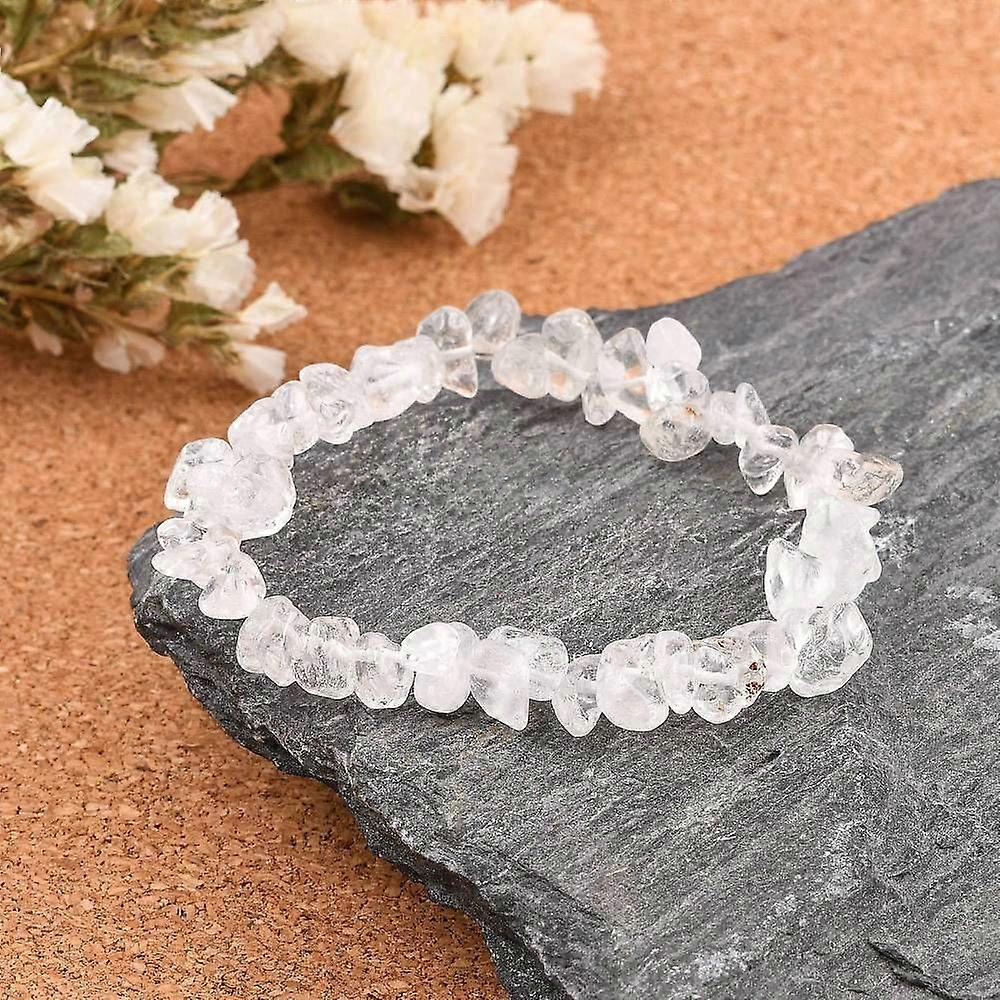 Crystal Chips Stretch Bracelets Inner Diameter: 2-1/8~2-1/4 inch(5.3~5.6cm)