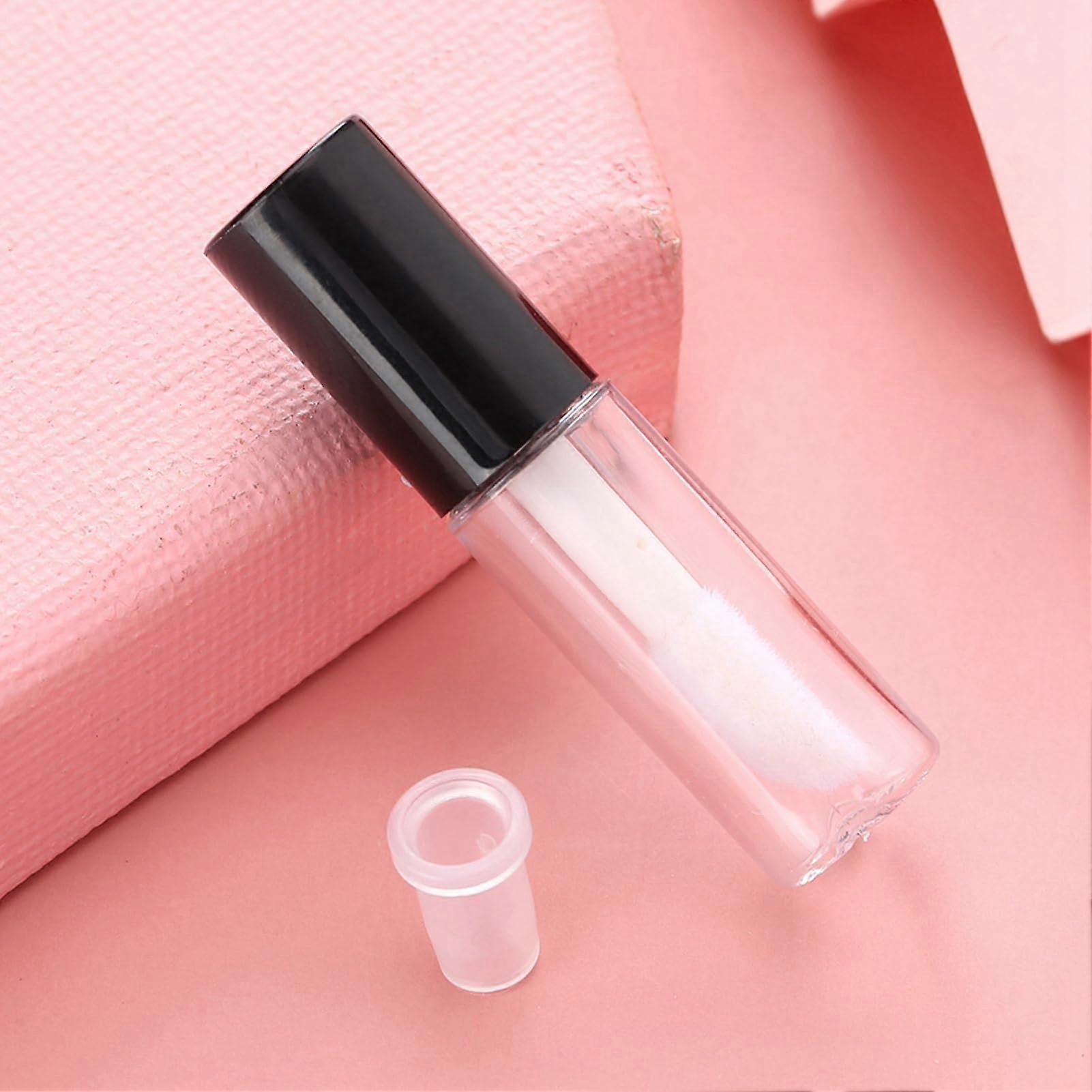 45pcs Empty Lip Balm Containers with Caps, LeakProof Transparent Tubes for DIY Lip Gloss