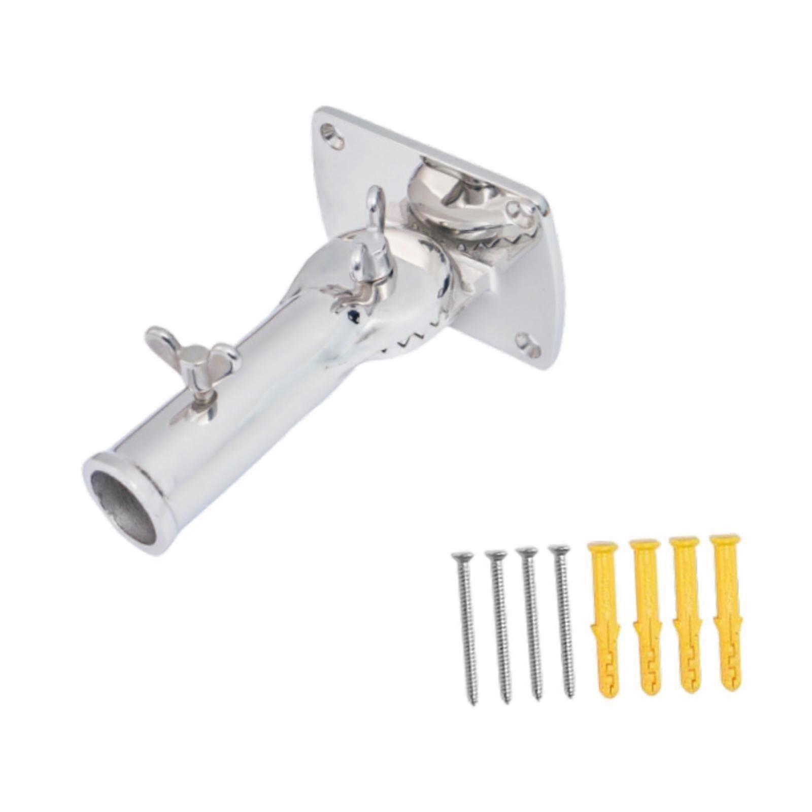 Flag Pole Holder Universal Solid Mounting Base for House Yachts Outde