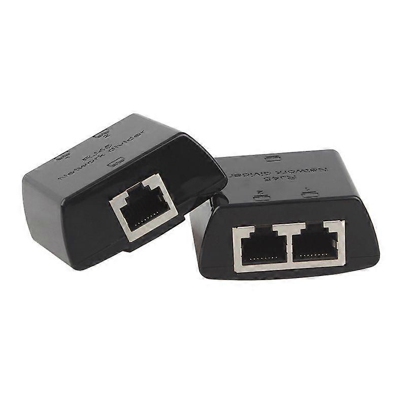 RJ45 to 2 x RJ45 Ethernet Network Coupler Thunder Lightning Protection