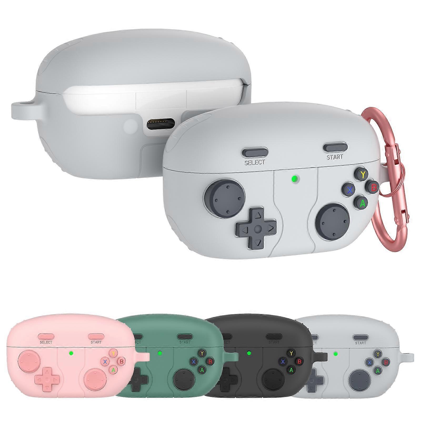Retro Game Console Style Silicone Earbuds Case