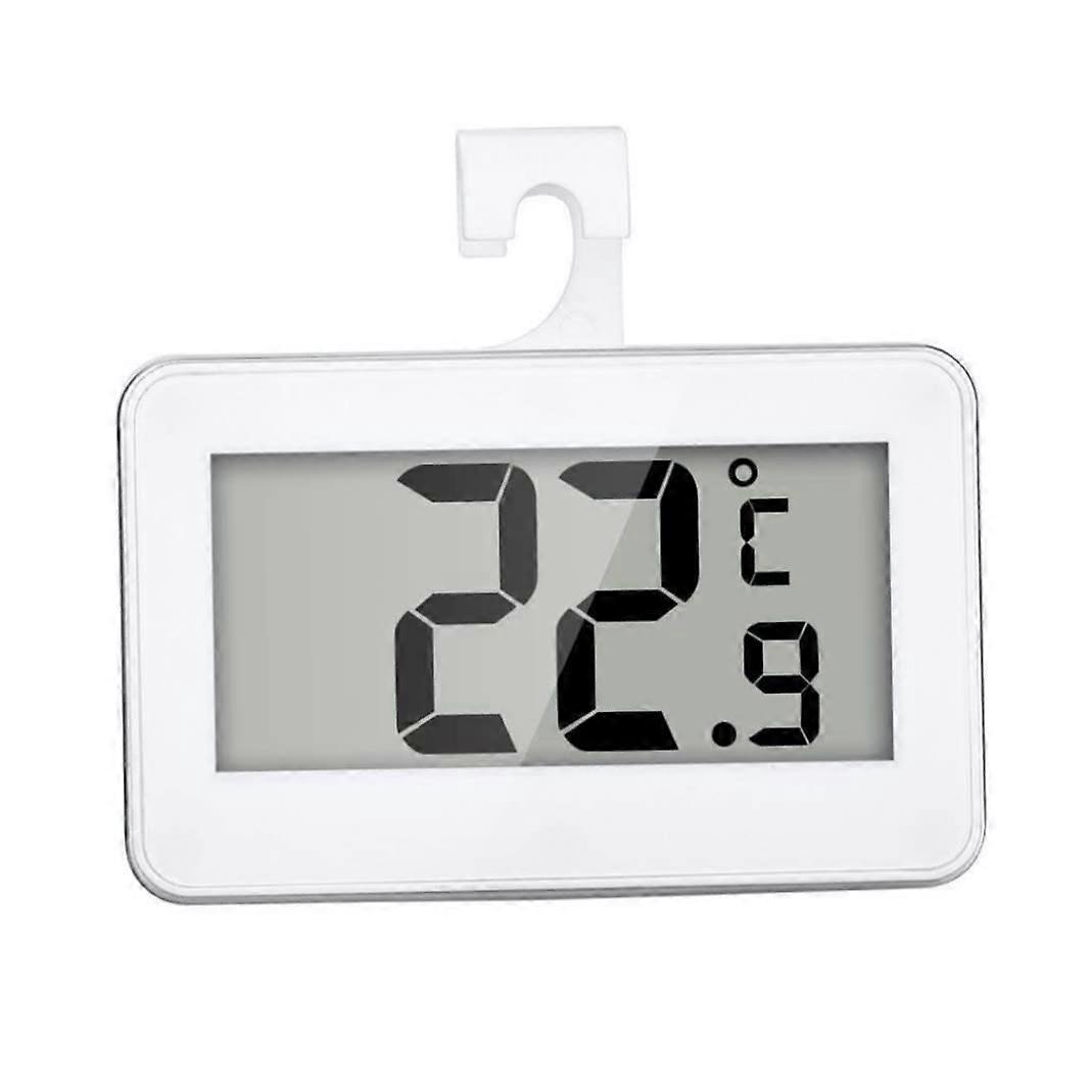 Digital Refrigerator Thermometer Waterproof LCD Display with Magnetic Back Celsius Fahrenheit Switch