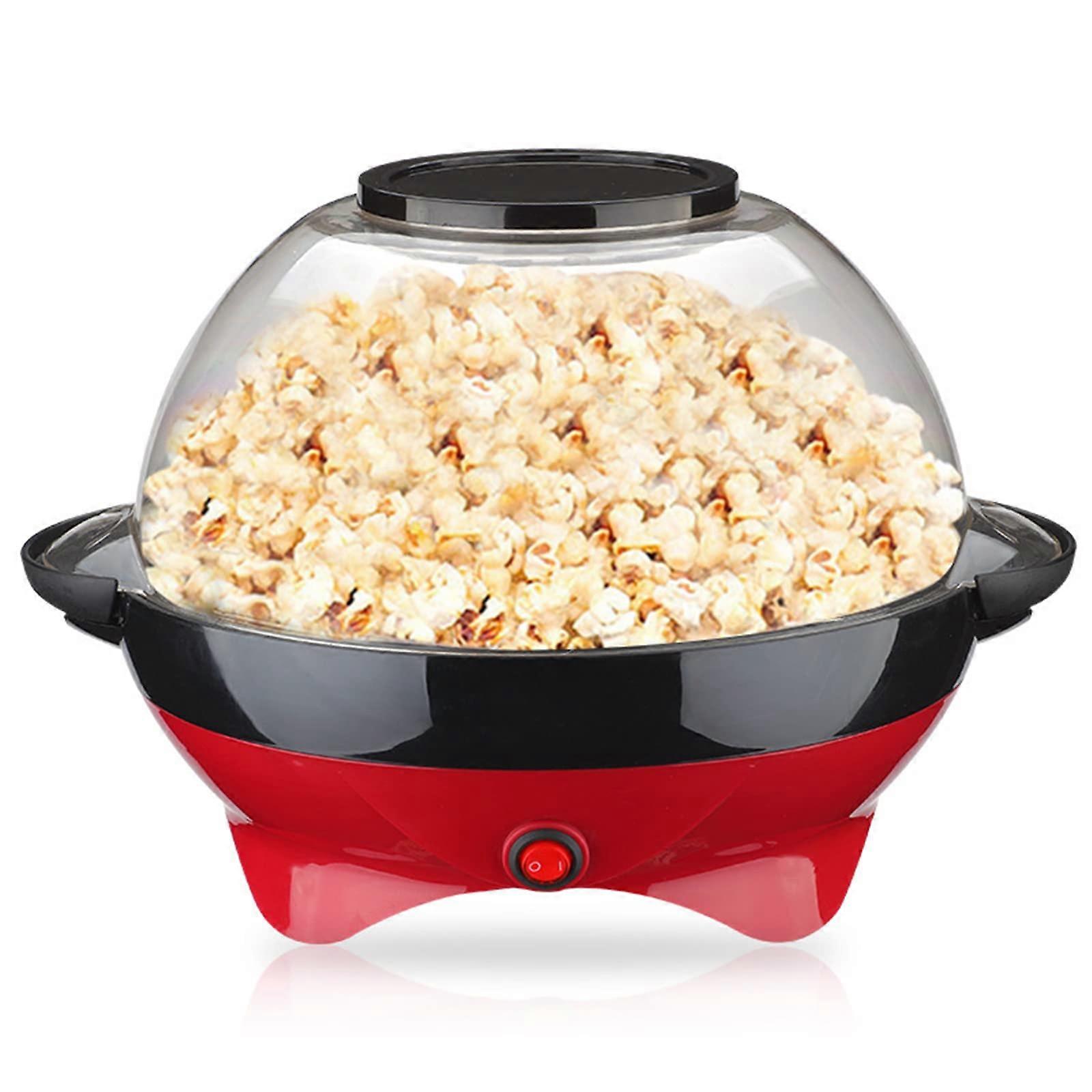 Electric Popcorn Maker with Quick Heating, NonStick Coating and Dual Cooking Modes for Home