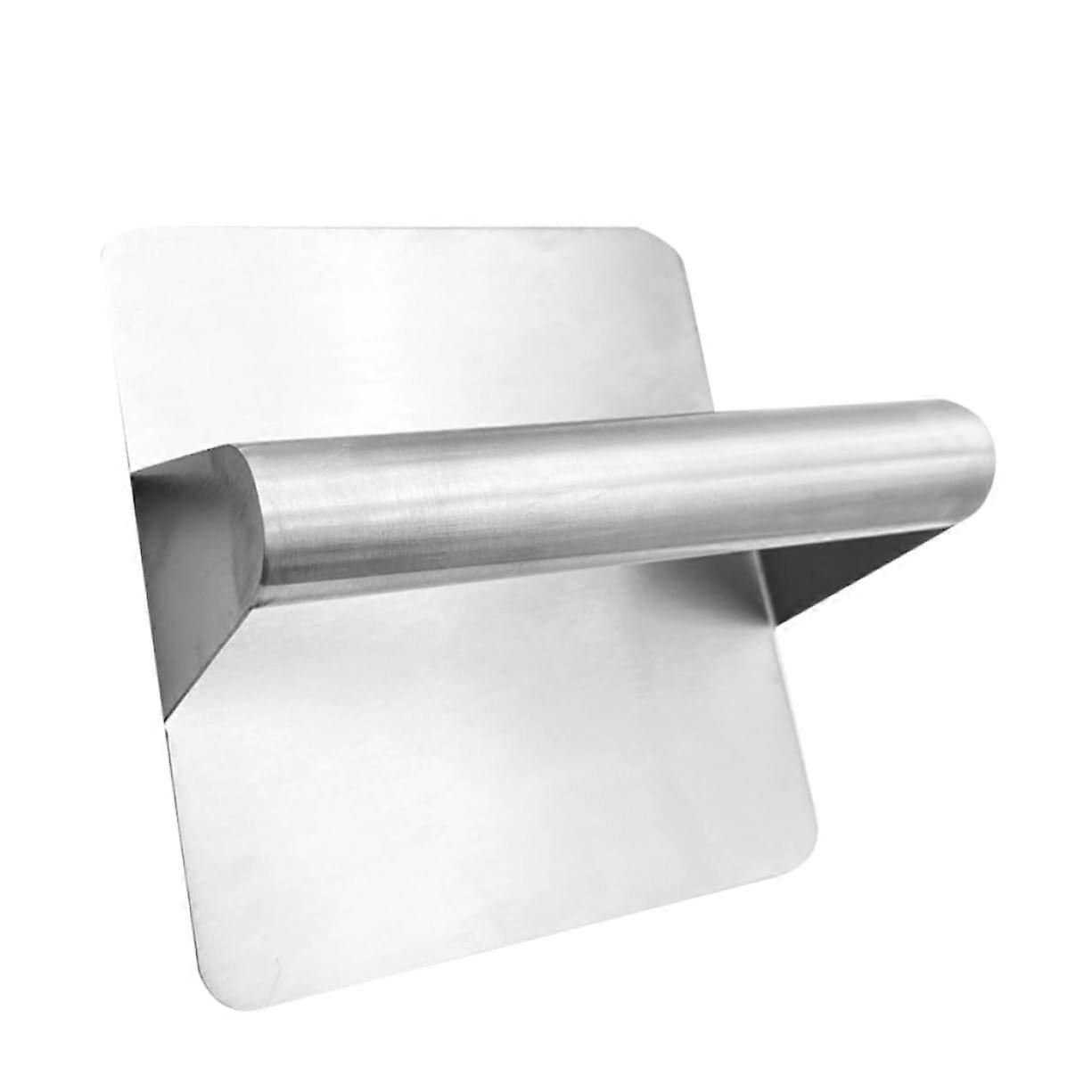 Stainless Steel Burger Press with NonStick Surface, Square Shape Patty Maker for Even Thickness