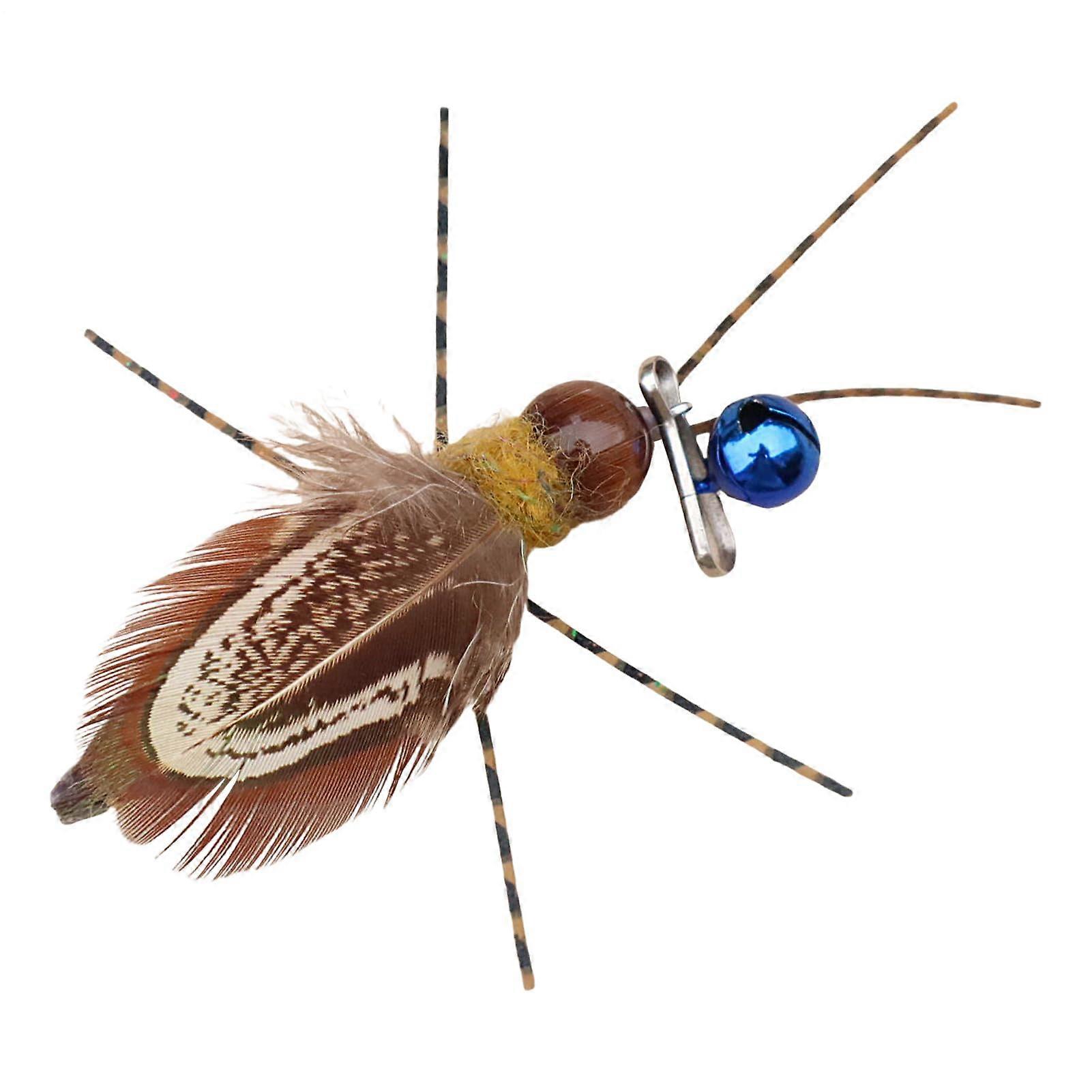 Cat Wand Toy with Interactive Firefly Design for Kitten Stress Relief and Durable Playtime