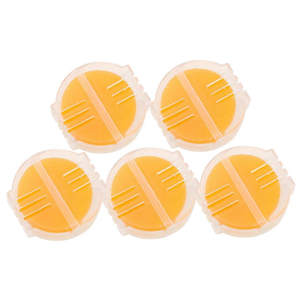 5Pcs Beeswax Thread Conditioner for Sewing and Quilting with Durable Plastic Box Strengthens Threads