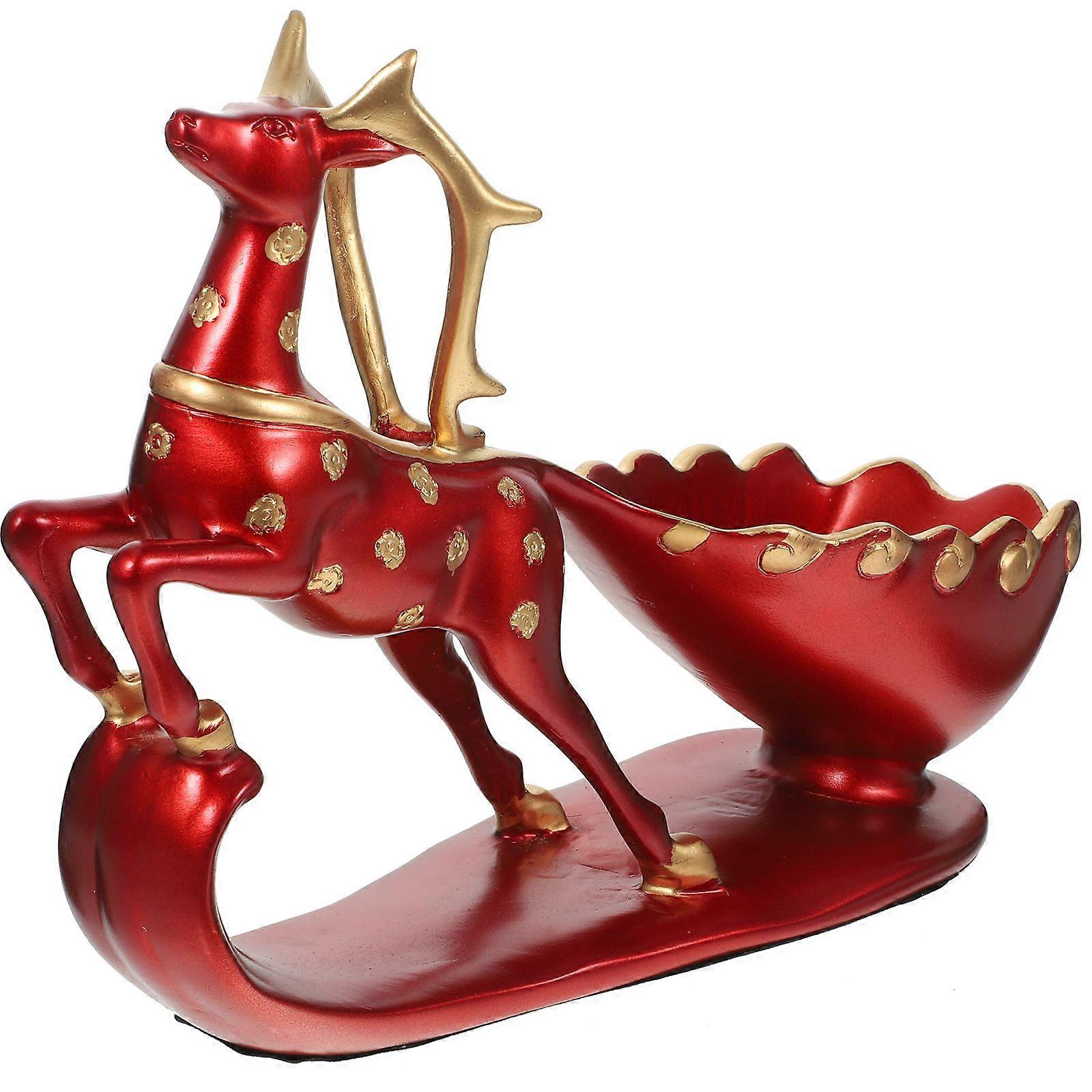 1PC Resin Deer Wine Rack Delicate Red Wine Frame Holder Wine Display Stand