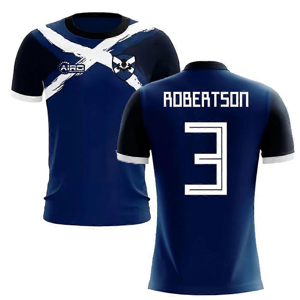 2025-2026 Scotland Flag Concept Football Shirt (Robertson 3) - Kids