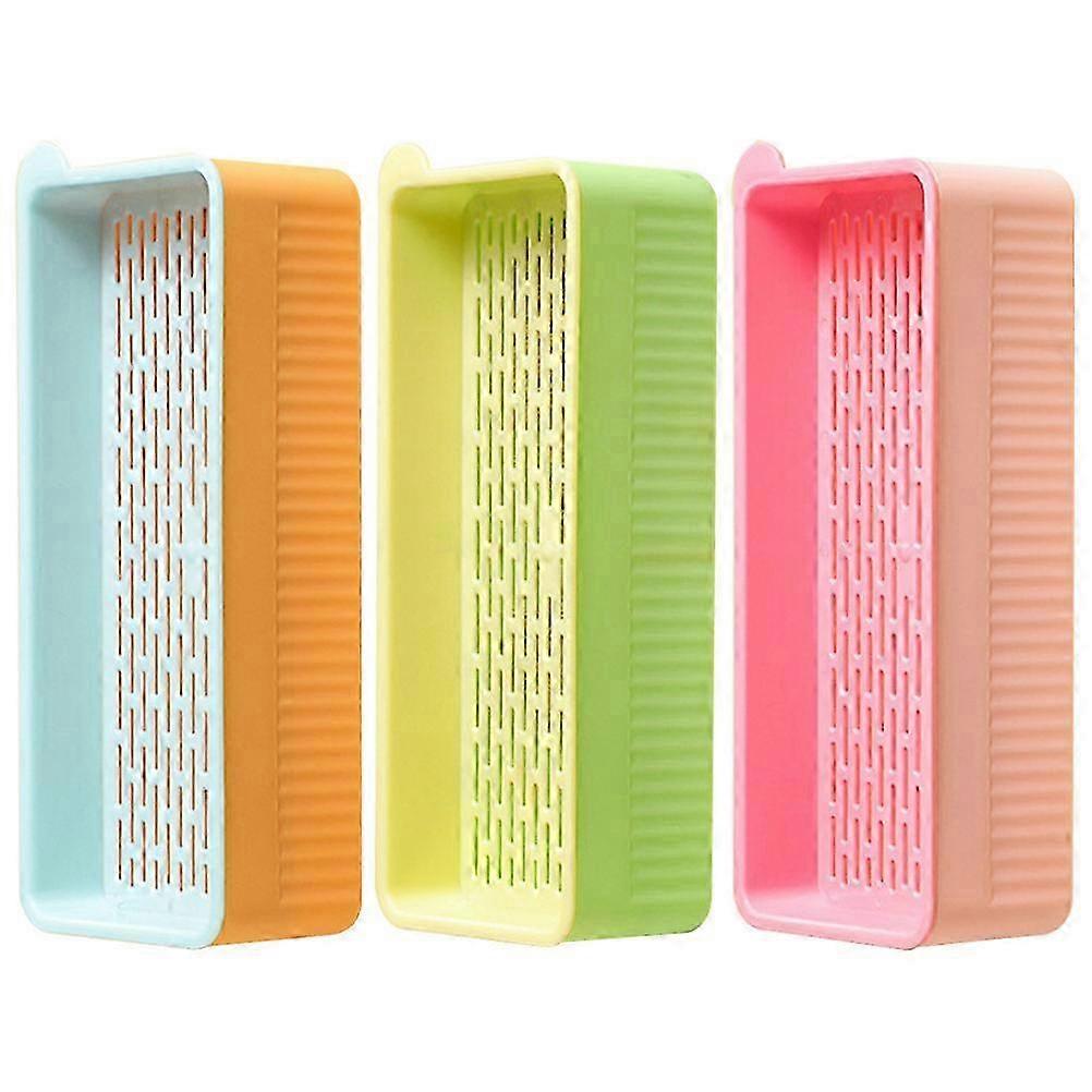 Cat Grass Planter Practical Planting Box for Indoor Use 3Pcs Set