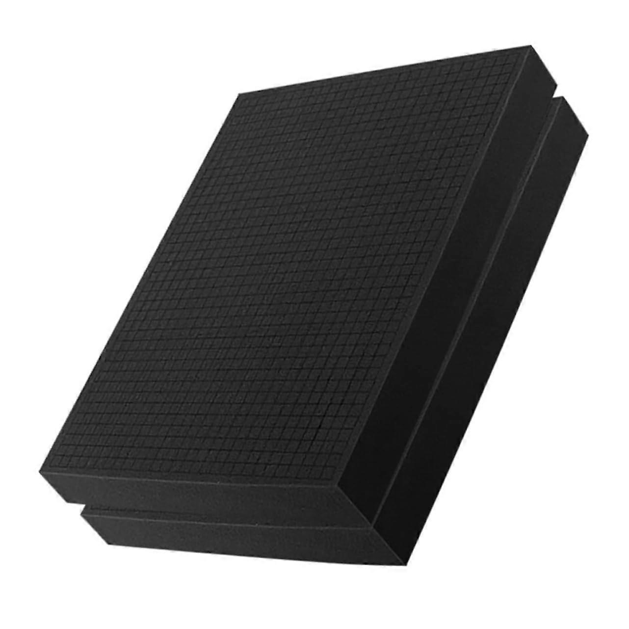 Foam Insert Sheets 2pcs Protective Packing Foam for  Tool Box Organizer NonSlip Black