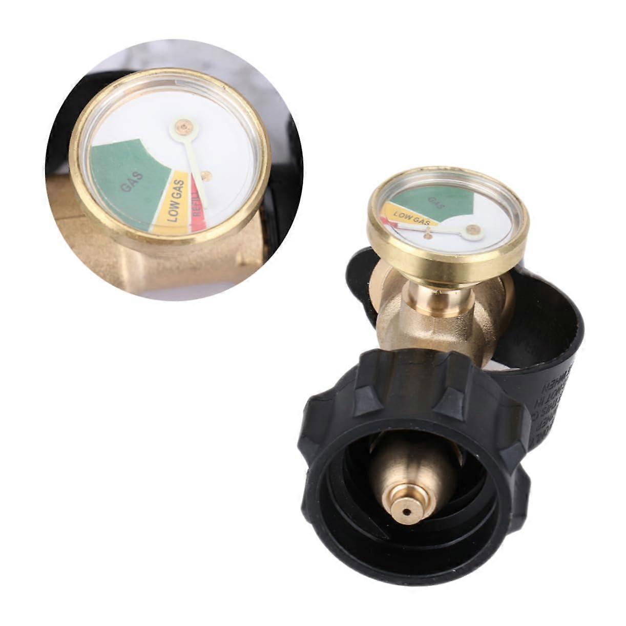 Propane Tank Adapter with Quick Refill Connection, Durable Metal Construction, Leakproof Fit