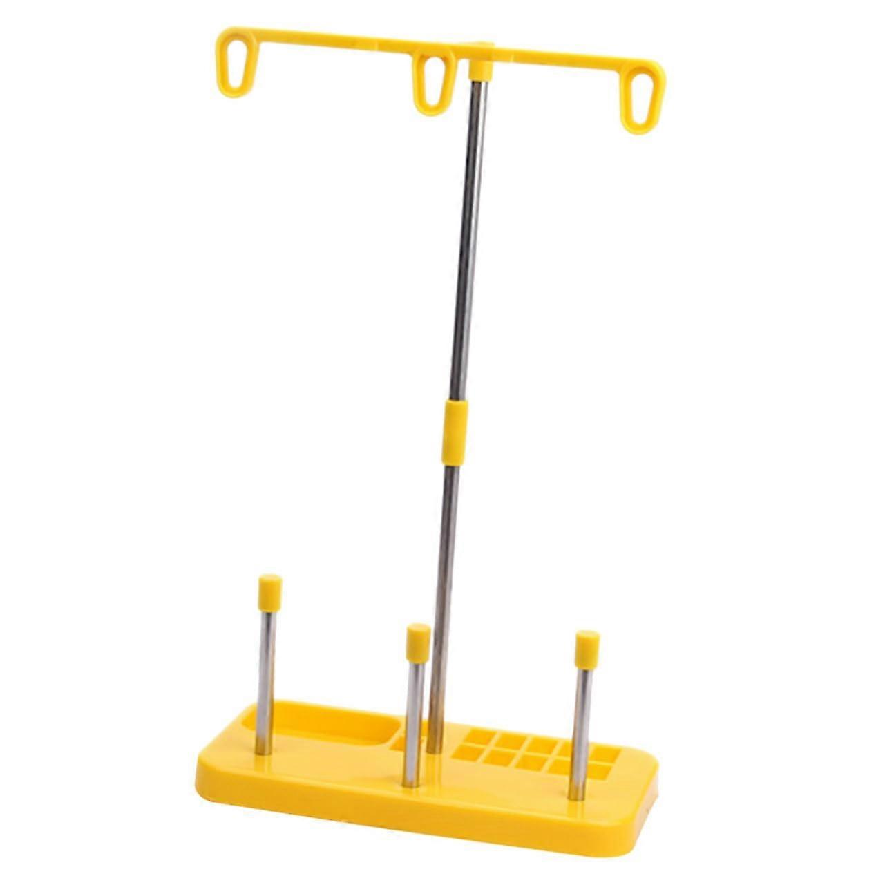 Universal 3 Spool Thread Spool Holder Stand for Sewing and Embroidery Machines with NonSlip Base