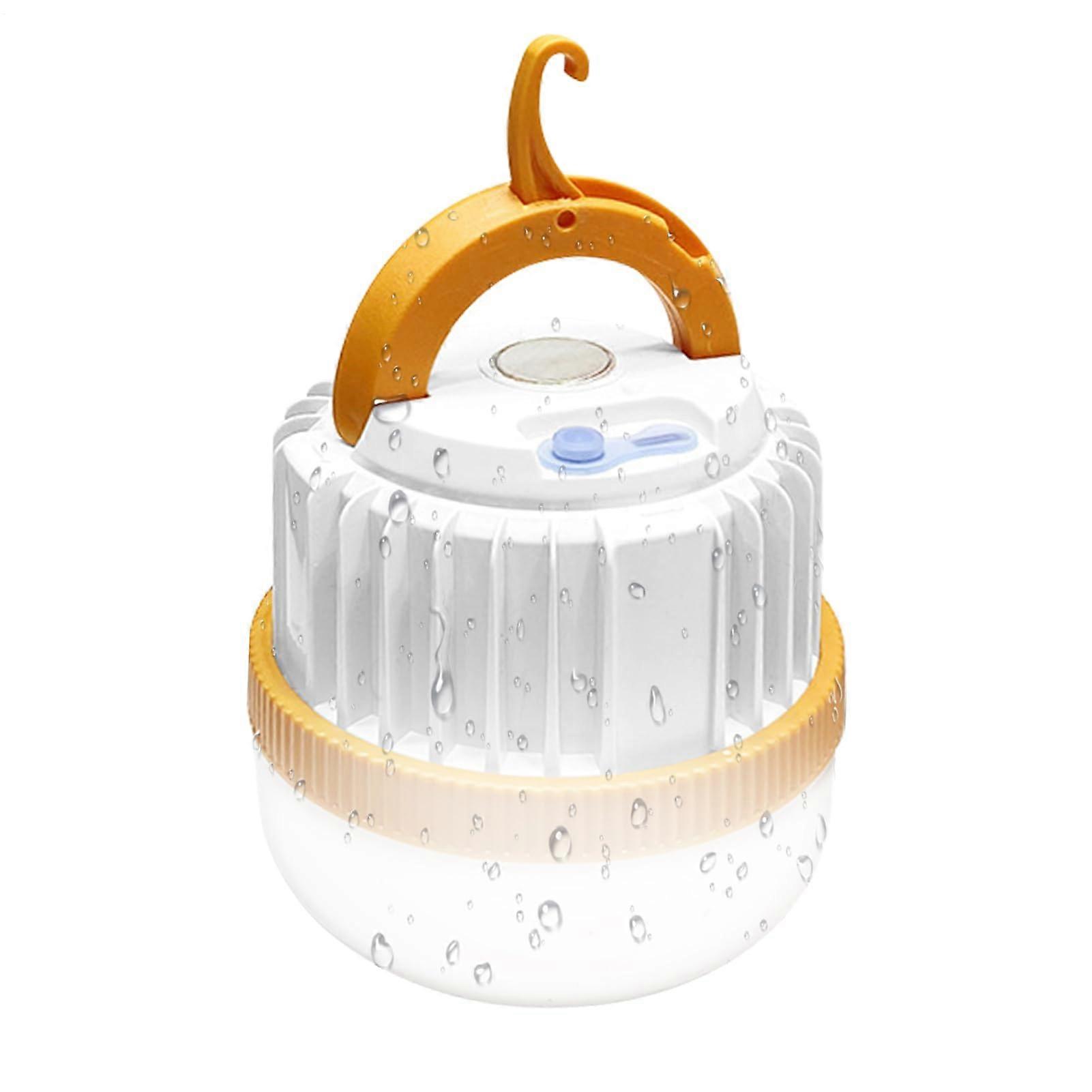 Camping Lantern USB Rechargeable LED Light with Adjustable Brightness and MultiAngle Hanging Hook