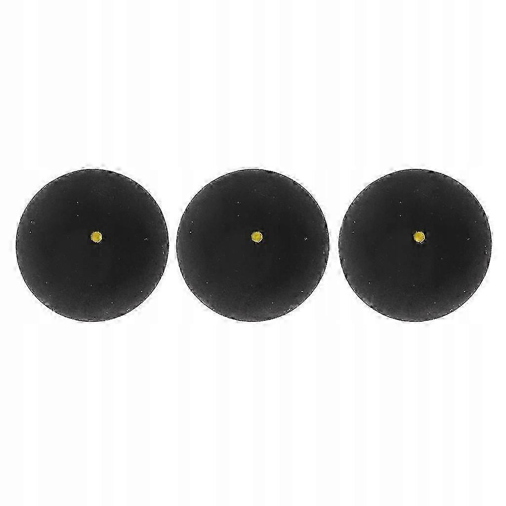 Squash Balls Single Yellow Dots