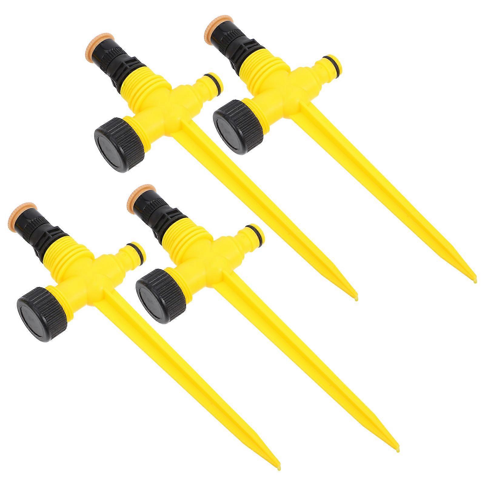 Automatic Sprinkler 4Pcs Multi-Use Sprinkler Stake for Garden Use