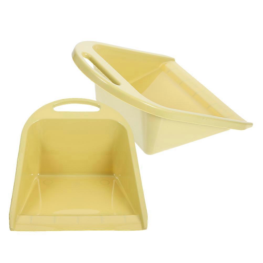 Handheld Dustpan for Debris Cleaning 2Pcs Plastic Dust Pan Set