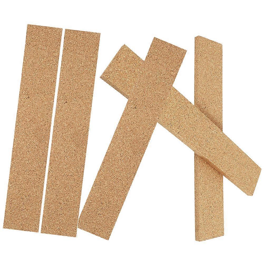 Self-Adhesive Cork Strips Bulletin Board for Office Use 5Pcs