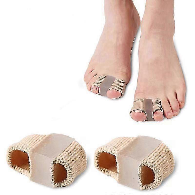 Toe Separator Toe Corrector 2PCS Overlapping Toe Separators Toe Separators Large Toe Spacer-1.8cm