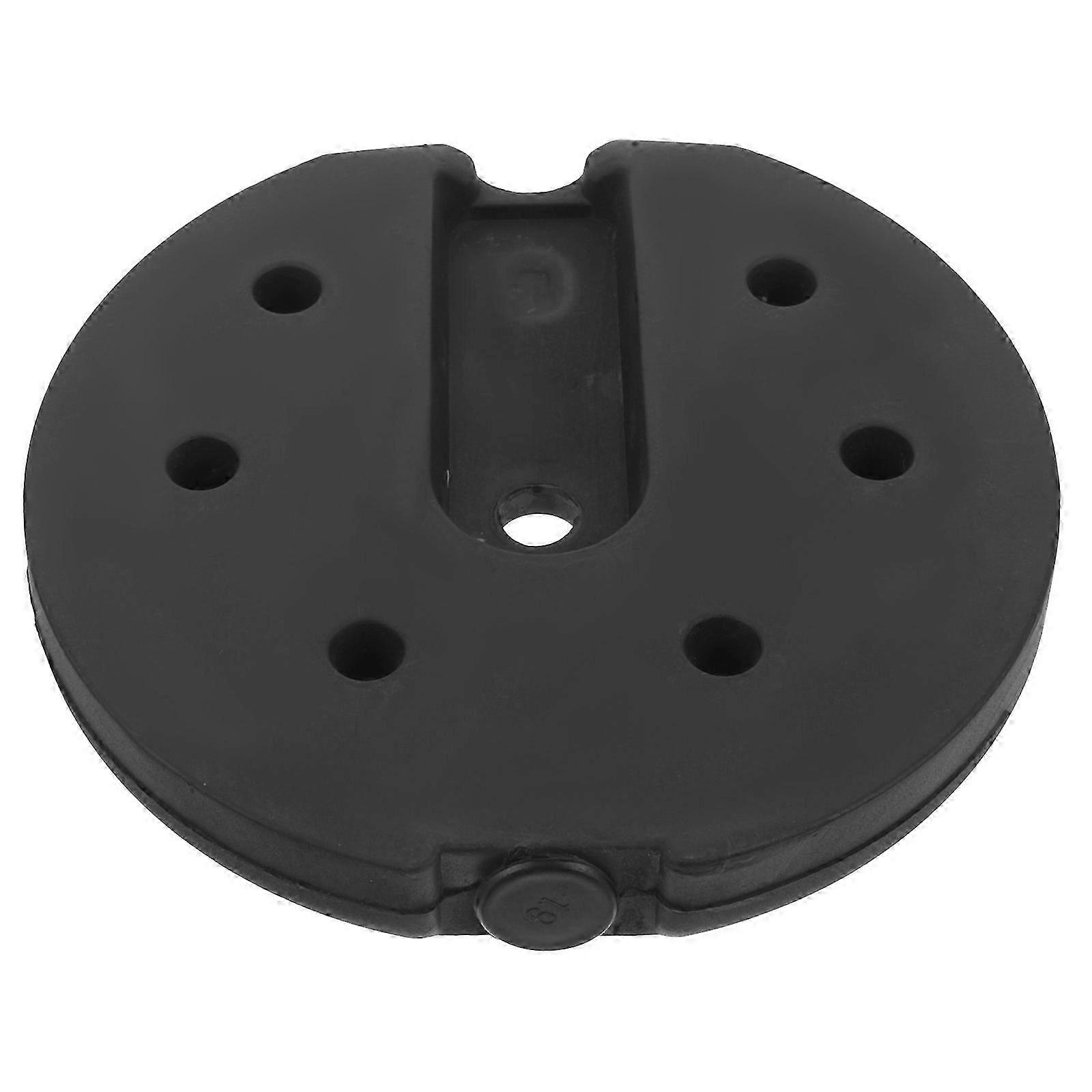 Black Round Floor Lamp Base Weight for DIY Table Lamp Replacement, 1 Pack