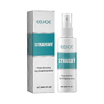 Spray de alisamento capilar com correção de proteínas, reparação de couro cabeludo seco e irritado Cuidados com a limpeza Spray de tratamento de cabelo cacheado fofo
