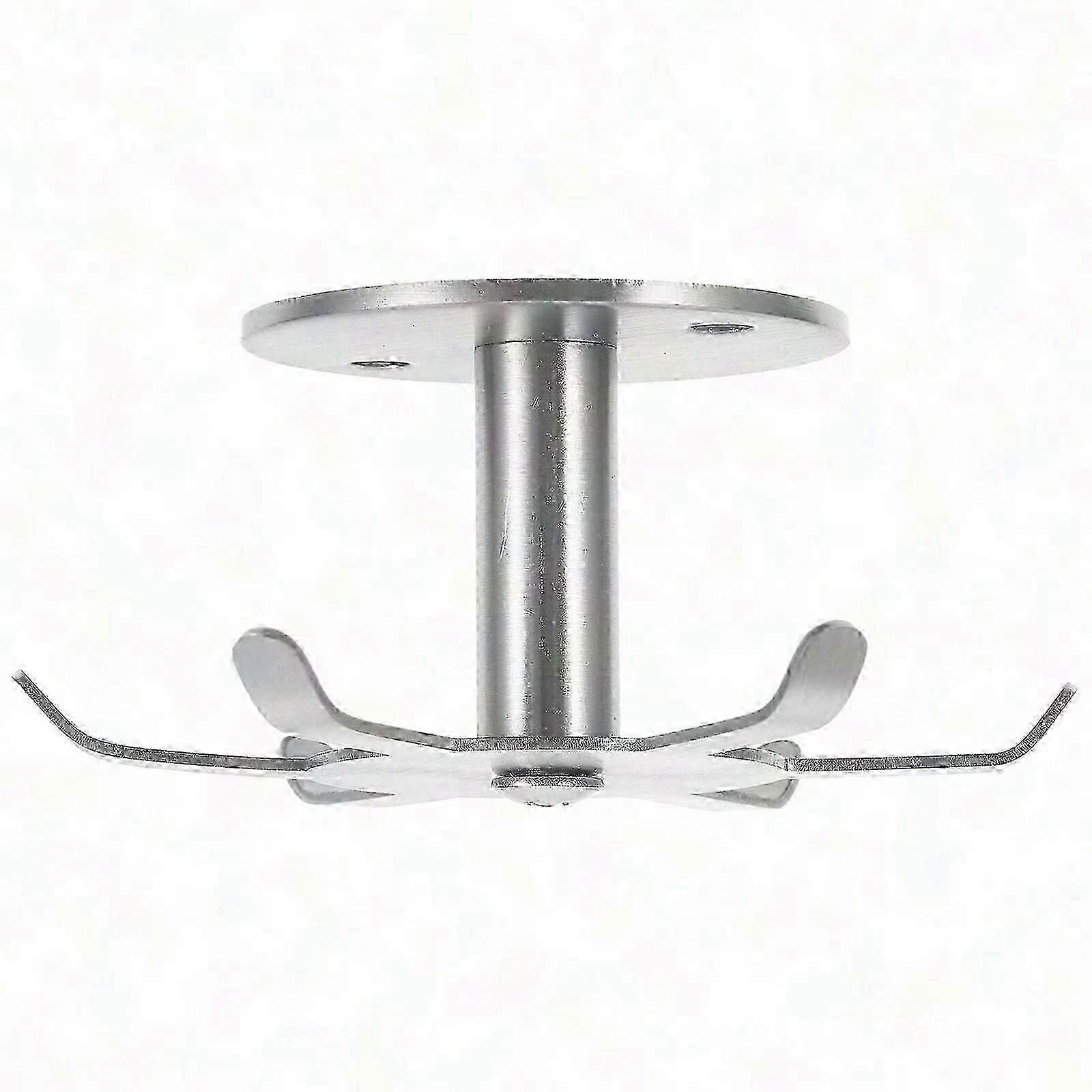 Rotating stainless steel utensil hook compatible with the kitchen