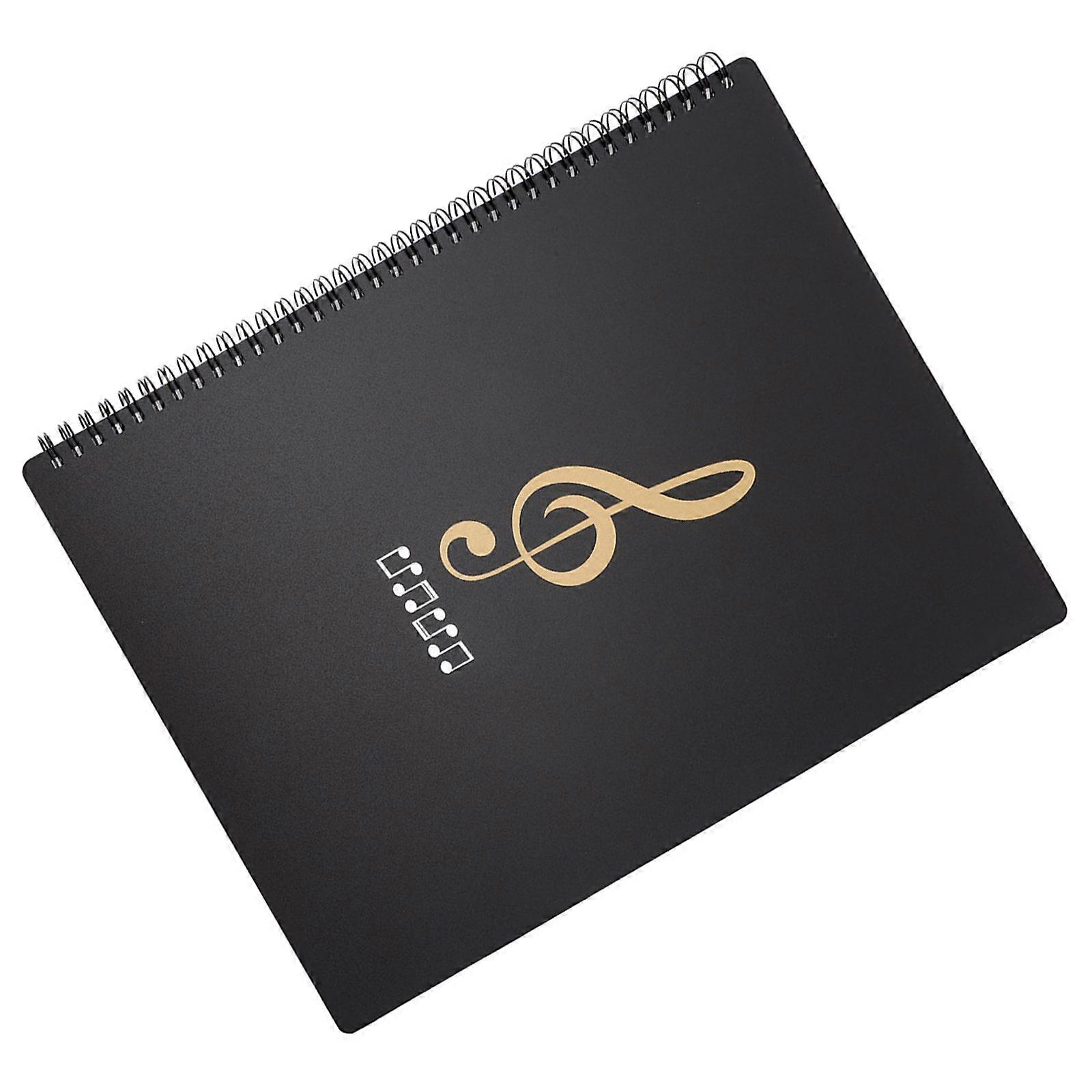 Music File Folder for Office Multi-Layer A4 Folder with 30 Pages Capacity