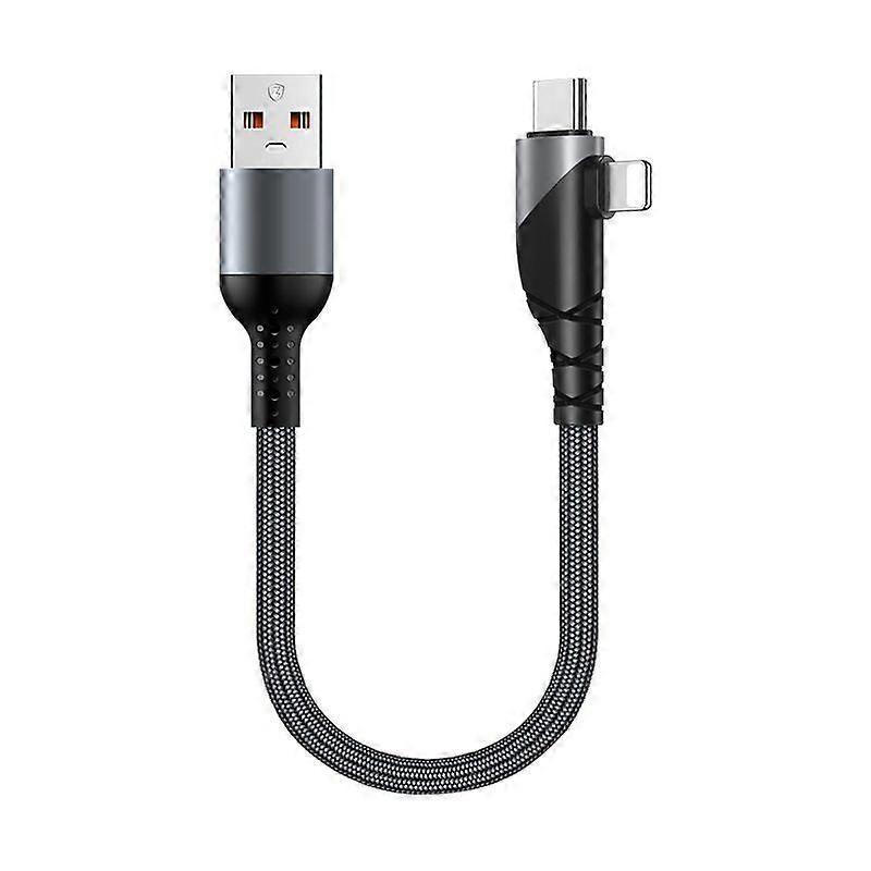 1-meter 2-in-1 data cable, PD100W, compatible with Apple and Android