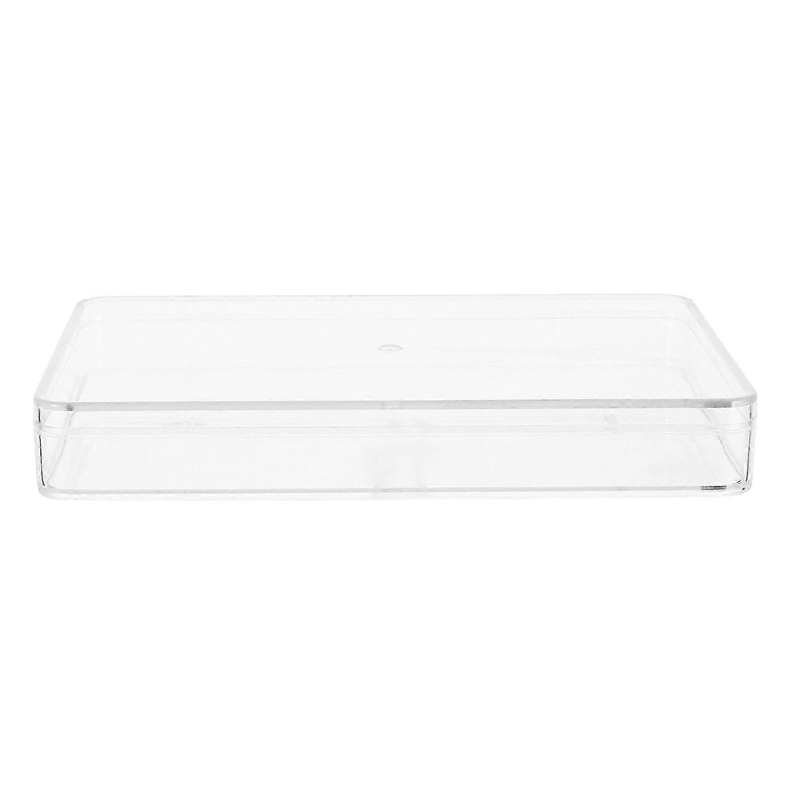 Transparent Rectangle Cookie Box for Storage Suitable for Snacks Packaging