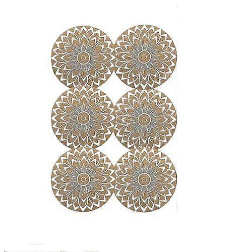 Boho Round Placemats Heat Resistant Dining Table Mats