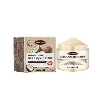 Woodsleep Coconut Lip Scrub Gently Reduces Lip Lines, Moisturizes And Repairs The Lips