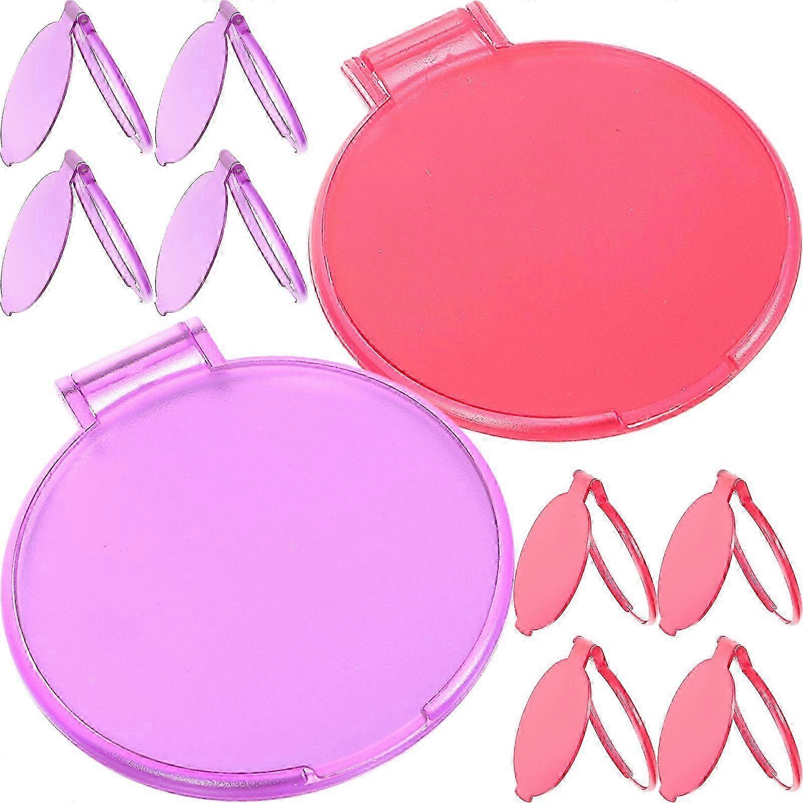 Makeup Mirror Round Cosmetic Mirror Folding Function 24Pcs Assorted