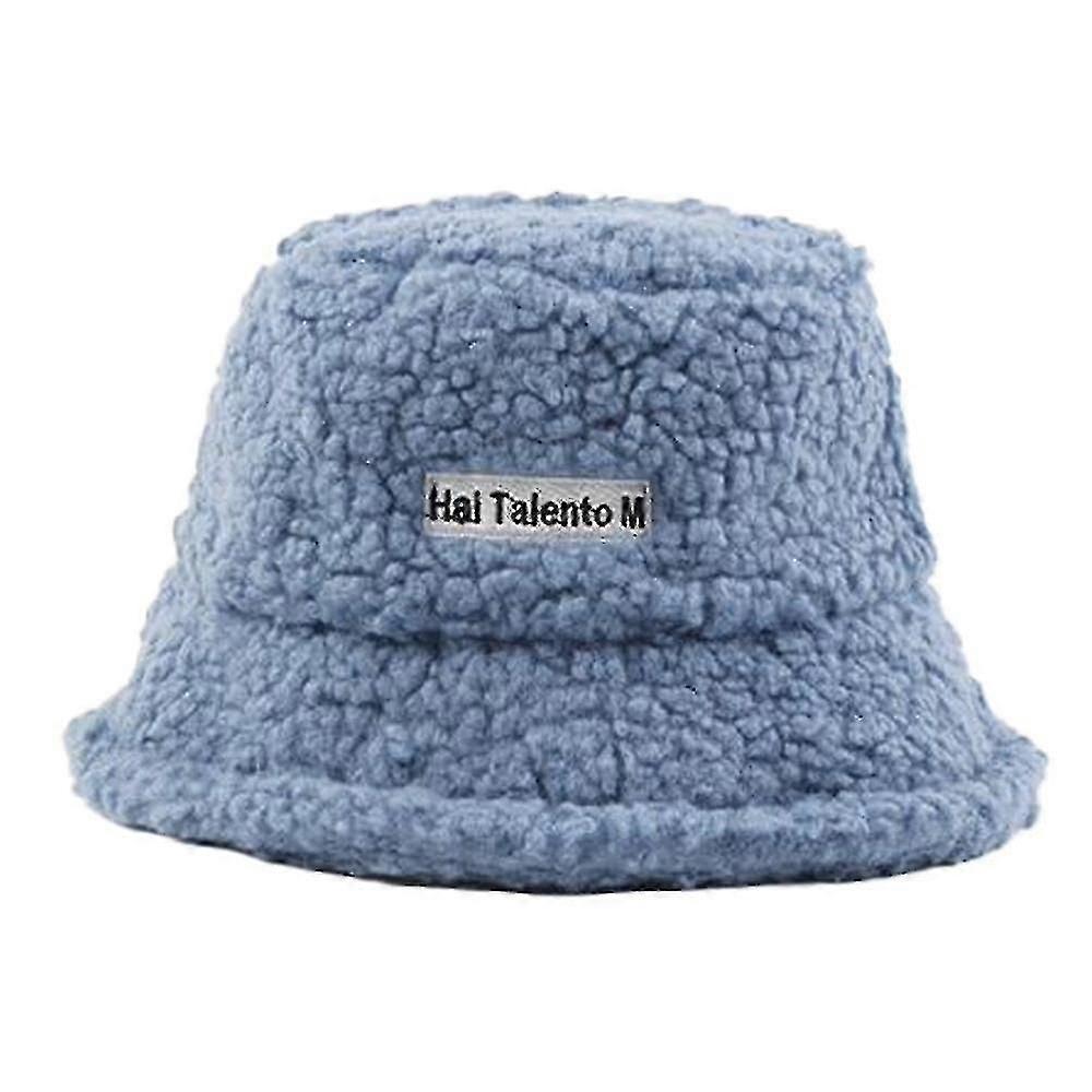 Warmer Glockenhut für Damen, solide Winter-Eimerhüte