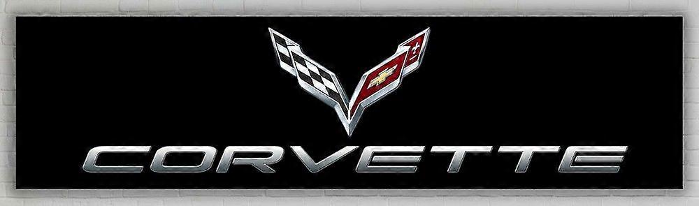 Corvette Chevrolet bilflagg FH0030