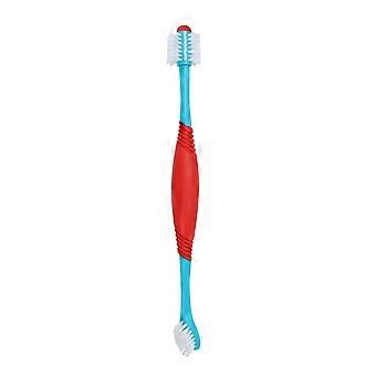 Pet Toothbrush Small Head Double-Head Toothbrush for Gentle Cleaning 2Pcs