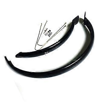 MTB Road Bicycle Mudguard 16 20 inch Chrome plastic Mountain Bike Fenders Set Mudguards for Bicycle Front And Rear Fenders