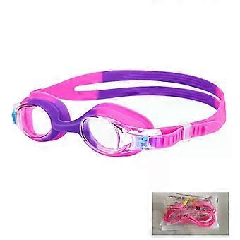Schwimmbrille, geeignet für Kinder, wasserdicht, beschlagfrei, UV-Schutz, professionelle farbige Gläser, Brillenzubehör