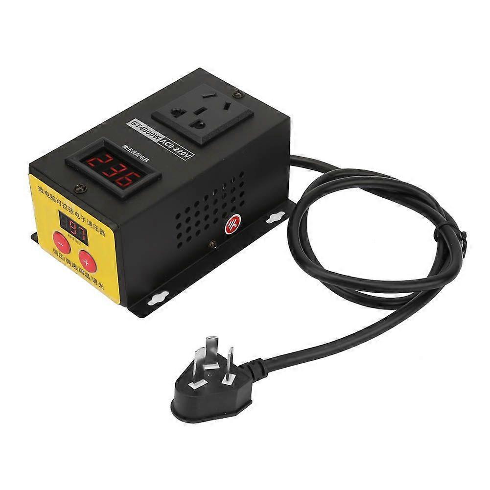 4000W High Accuracy Adjustable Variable Thyristor Electronic Voltage Regulator AU Plug 220V