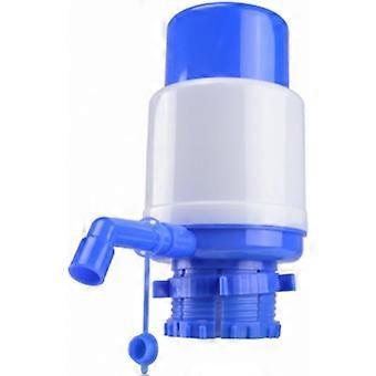 Vattenflaskor Pump Blå Manuell Handtryck Dricksfontän Tryckpump Vattenpresspump med extra kort rör och lock passar de flesta 5 gallon Wate