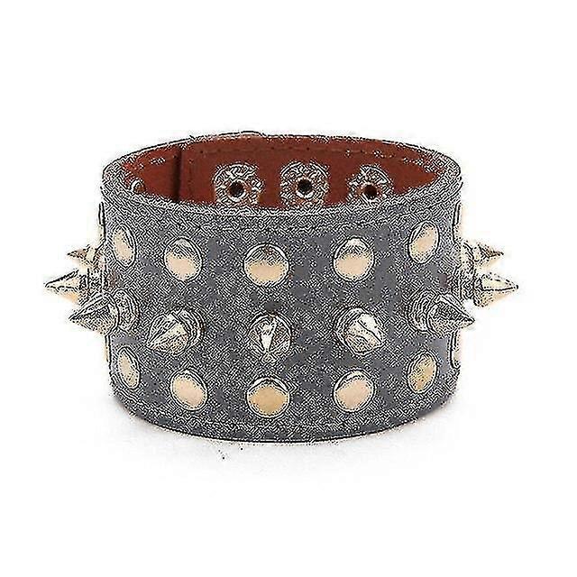 Rock Punk Leather Bracelet
