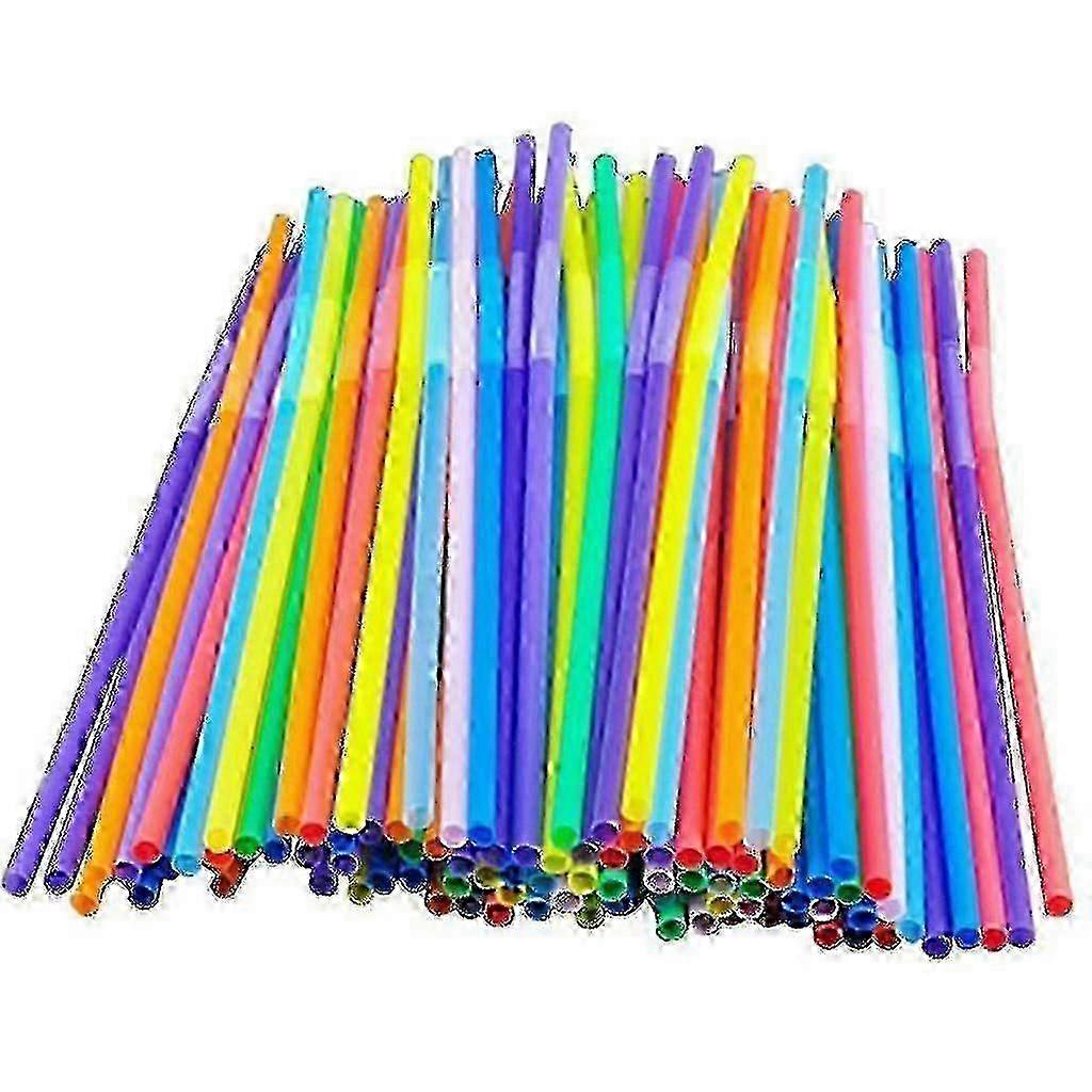 800/500/300/100pcsflexible Bendy Straws