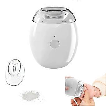 Universal Automatic Fingernail Grinder, Electric Nail Clipper with LED Light & 3 Speeds for Safe & Gentle Nail Care, Auto Fingernail Cutter and Polish
