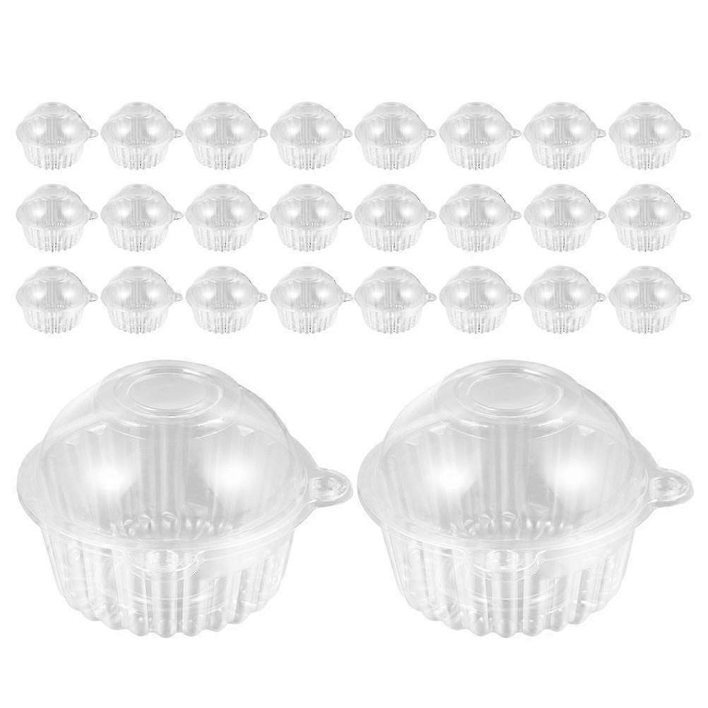Baking Packaging Box Transparent Pet Holders compatible with Storage 50Pcs