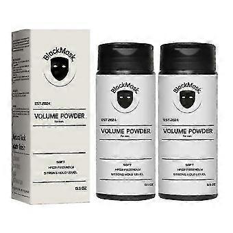 1-3X BlackMask Hair Styling Powder,Volume Powder Instantly Adds Texture & Volume 40g