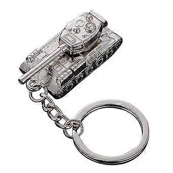 Tank Keychain 3D Alloy Design Durable Metal Keyring Military Style for Car Keys and Collectors