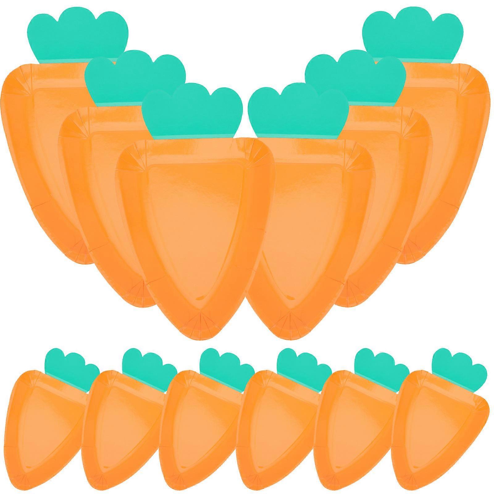 Easter Party for Serving 36Pcs Orange Carrot